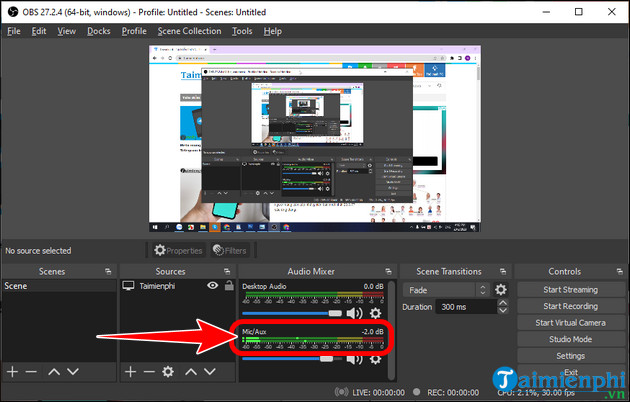 Picture 10 of The simplest and most effective way to fix the OBS Studio recording error on Windows 11.