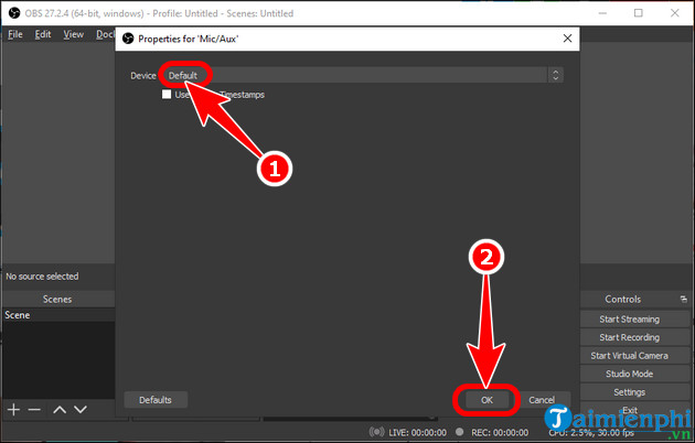 Picture 12 of The simplest and most effective way to fix the OBS Studio recording error on Windows 11.