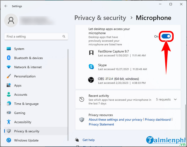 Picture 9 of The simplest and most effective way to fix the OBS Studio recording error on Windows 11.
