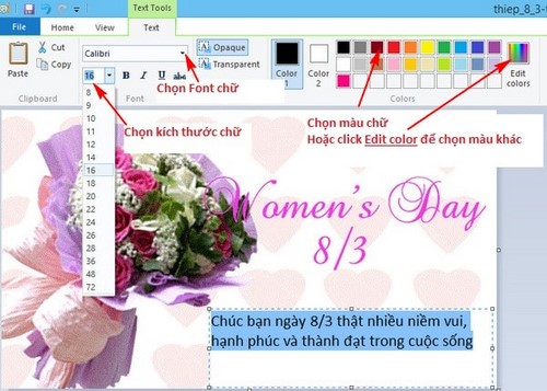 Picture 3 of The simplest way to add text to photos on a computer or laptop.