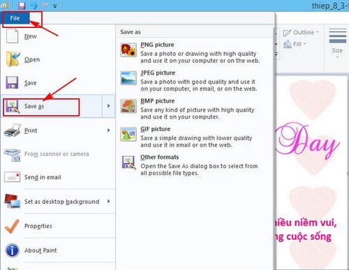 Picture 4 of The simplest way to add text to photos on a computer or laptop.