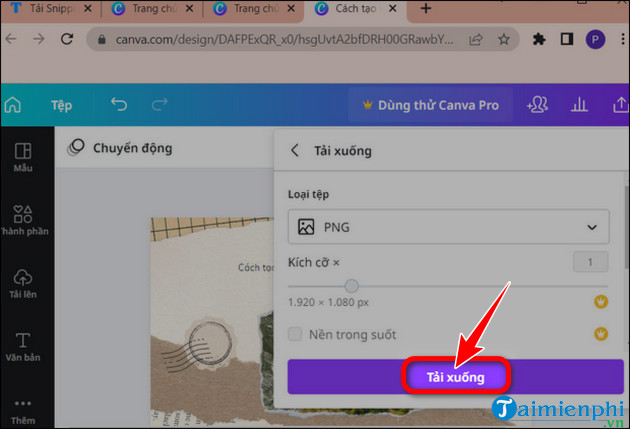 Picture 7 of The simplest way to create and add a watermark in Canva.