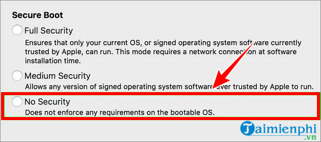 macbook not a secure boot platform 14