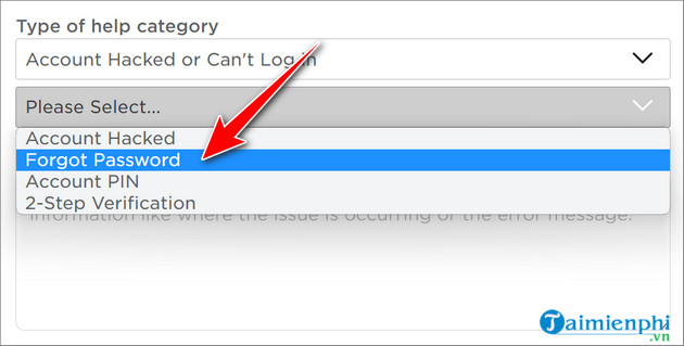 The simplest way to get back your Roblox account when you forget your password Picture 13