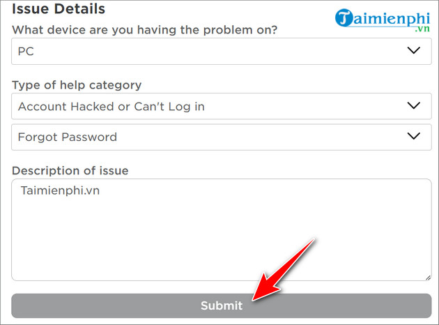 The simplest way to get back your Roblox account when you forget your password Picture 14