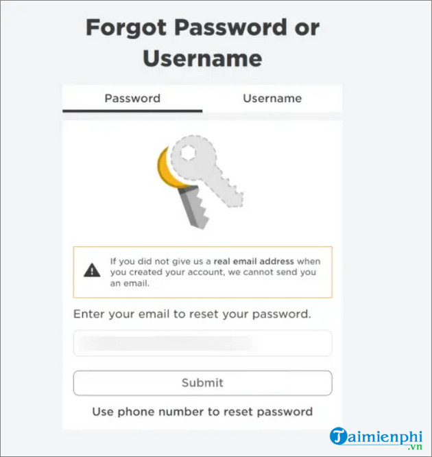 The simplest way to get back your Roblox account when you forget your password Picture 3
