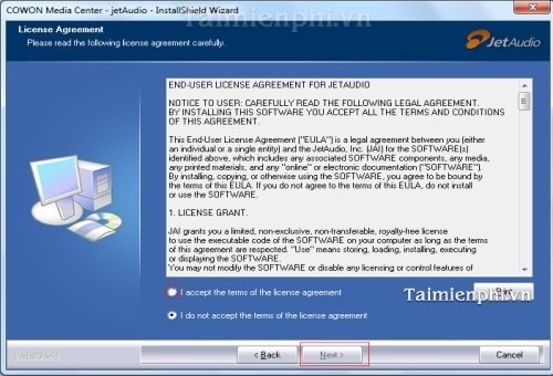 Picture 2 of The simplest way to install jetAudio Basic on your computer.
