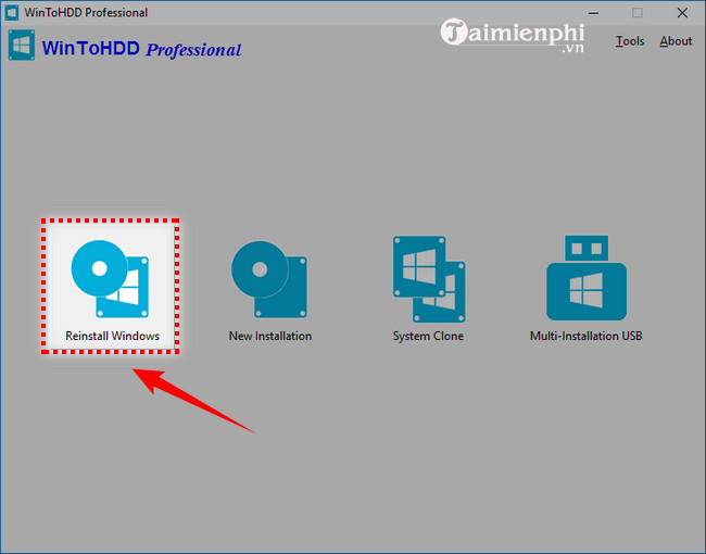 The simplest way to install Windows using WinToHDD without a disk or USB Picture 1