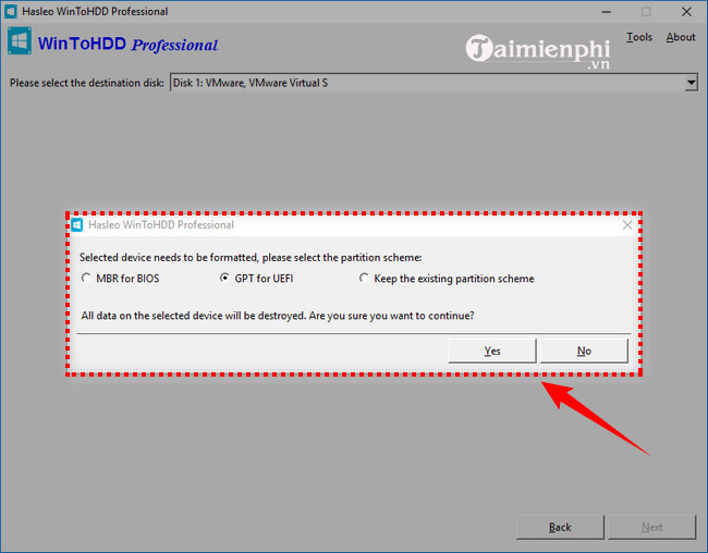 The simplest way to install Windows using WinToHDD without a disk or USB Picture 10