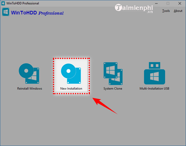 The simplest way to install Windows using WinToHDD without a disk or USB Picture 7