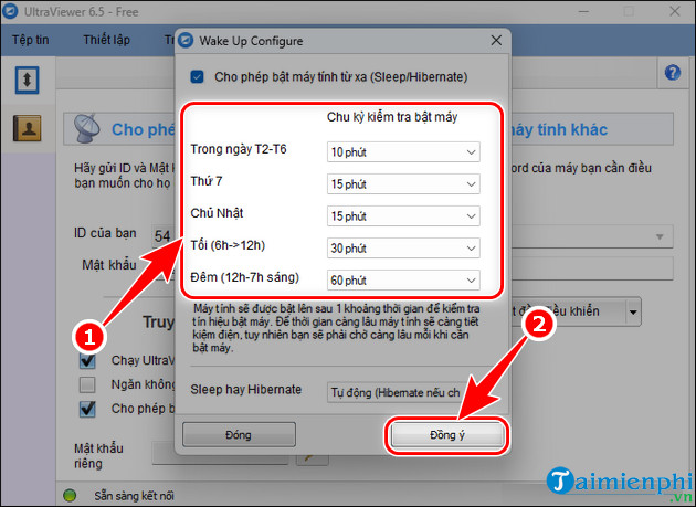 Picture 3 of The simplest way to remotely power on a computer using UltraViewer.
