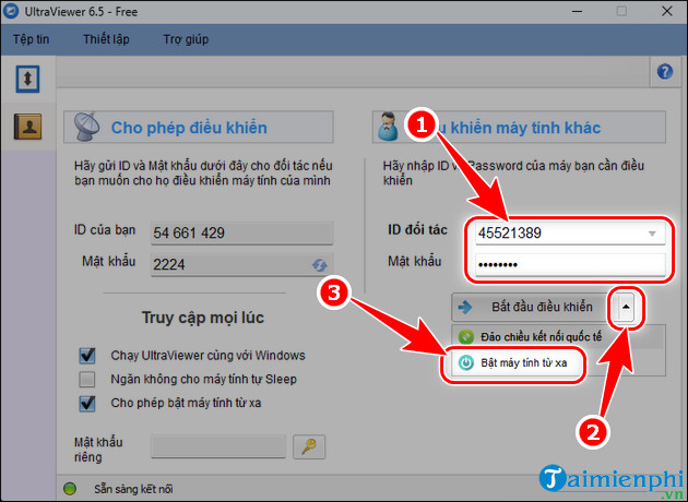 Picture 4 of The simplest way to remotely power on a computer using UltraViewer.