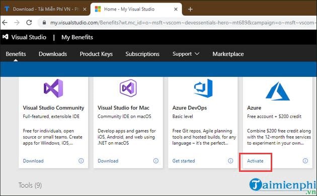 Picture 9 of The simplest way to sign up for Azure.