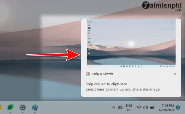 Picture 5 of The simplest way to take a screenshot on Windows 11 using keyboard shortcuts.