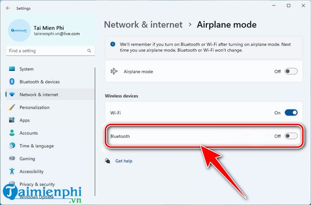 The simplest way to turn Bluetooth on and off on Windows 11 Picture 12