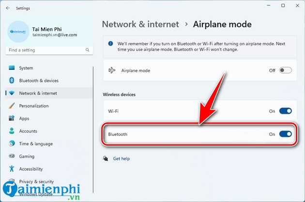The simplest way to turn Bluetooth on and off on Windows 11 Picture 13