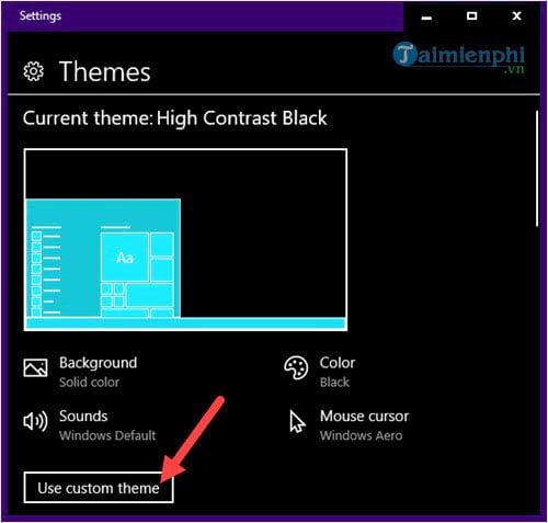 The simplest way to turn on and off High Contrast on Windows 10 Picture 8
