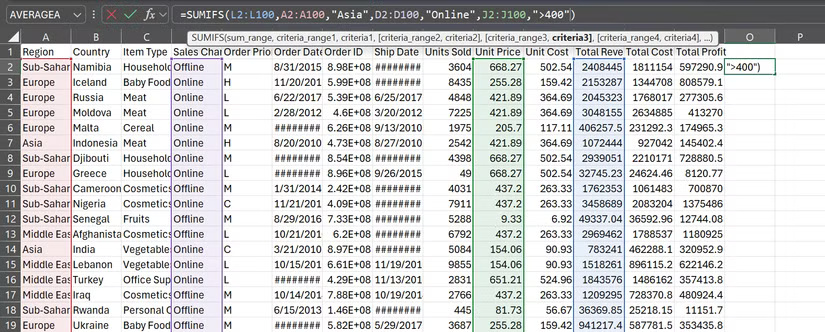 The SUM function is too basic, use SUMIFS instead! Picture 2