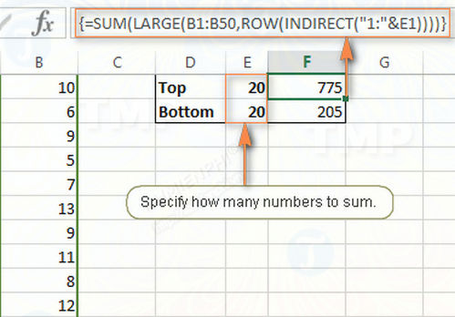Picture 11 of The SUMIF function in Excel: How to calculate the sum based on a given condition.