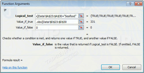 Picture 19 of The SUMIF function in Excel: How to calculate the sum based on a given condition.