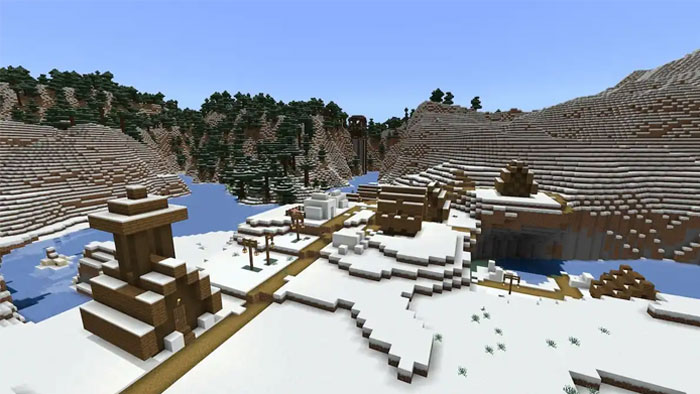 images 10 of The TOP seed has many villages in Minecraft 1.21.