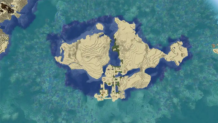 images 2 of The TOP seed has many villages in Minecraft 1.21.