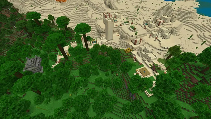 images 7 of The TOP seed has many villages in Minecraft 1.21.