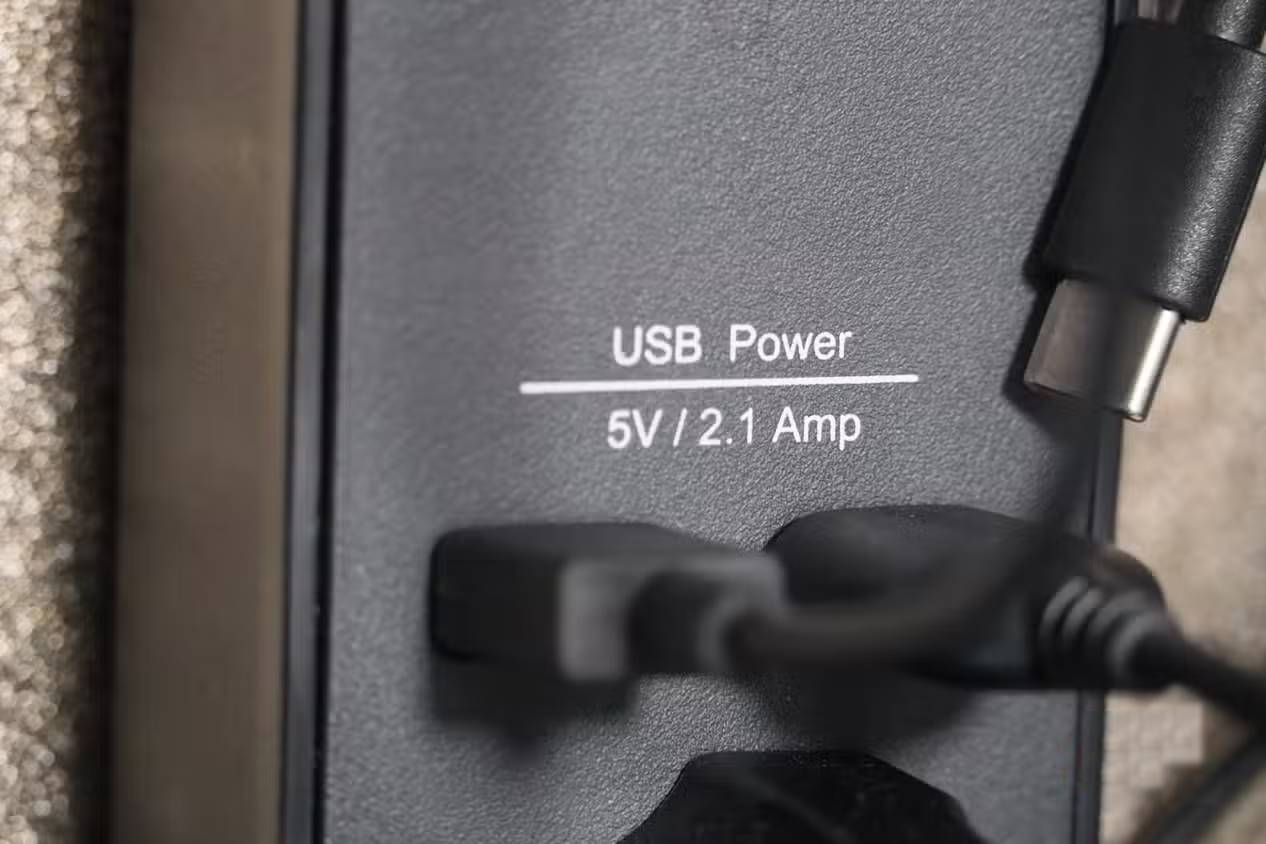 The USB port on a power outlet isn't as safe as it looks. Picture 1