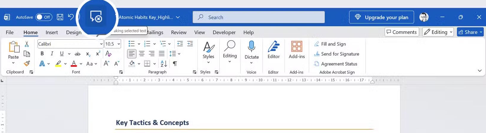 These are hidden tools, not found on the Microsoft Word ribbon. Picture 2