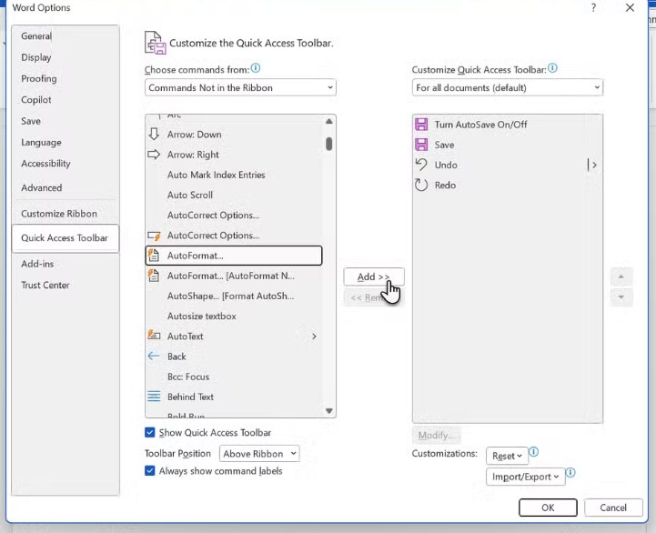 These are hidden tools, not found on the Microsoft Word ribbon. Picture 3