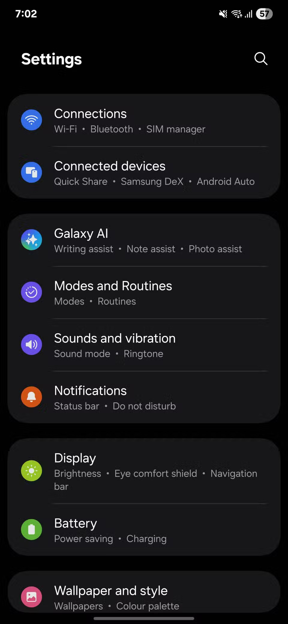 These settings make switching to Samsung so much better. Picture 1