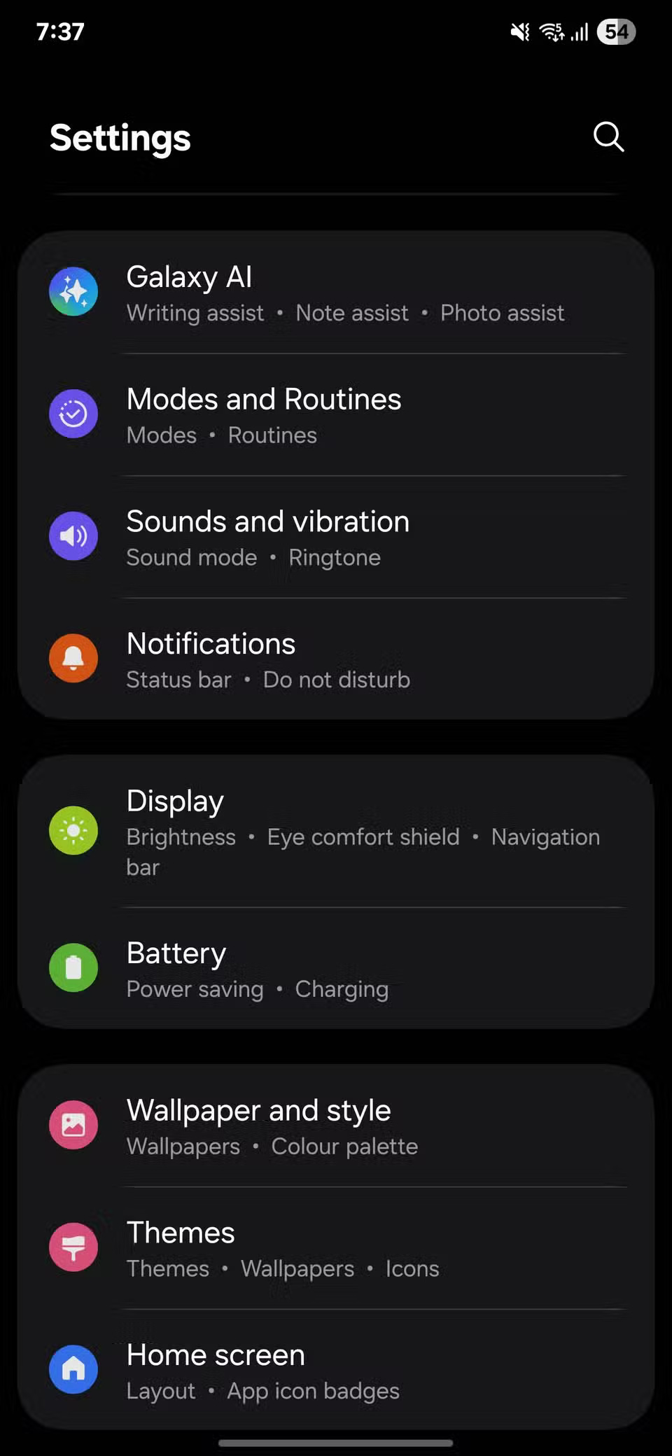 These settings make switching to Samsung so much better. Picture 21
