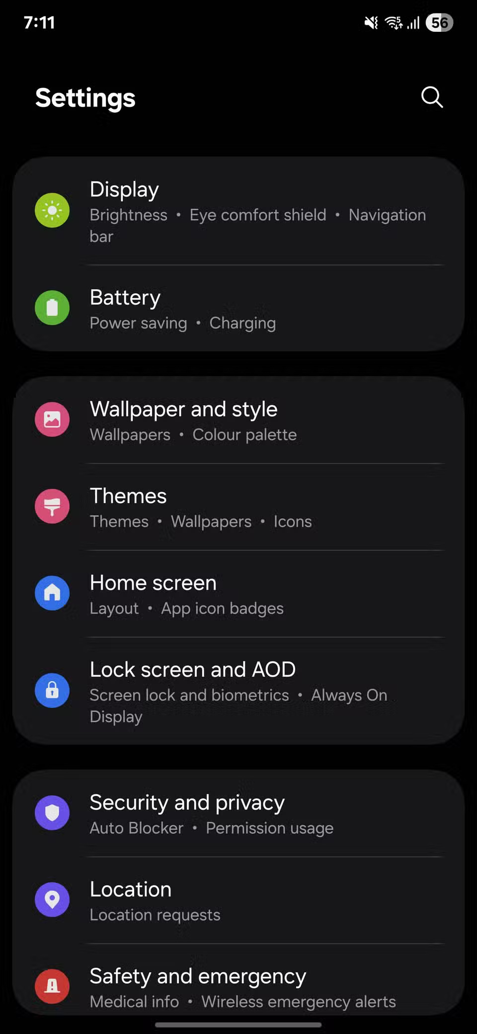 These settings make switching to Samsung so much better. Picture 4