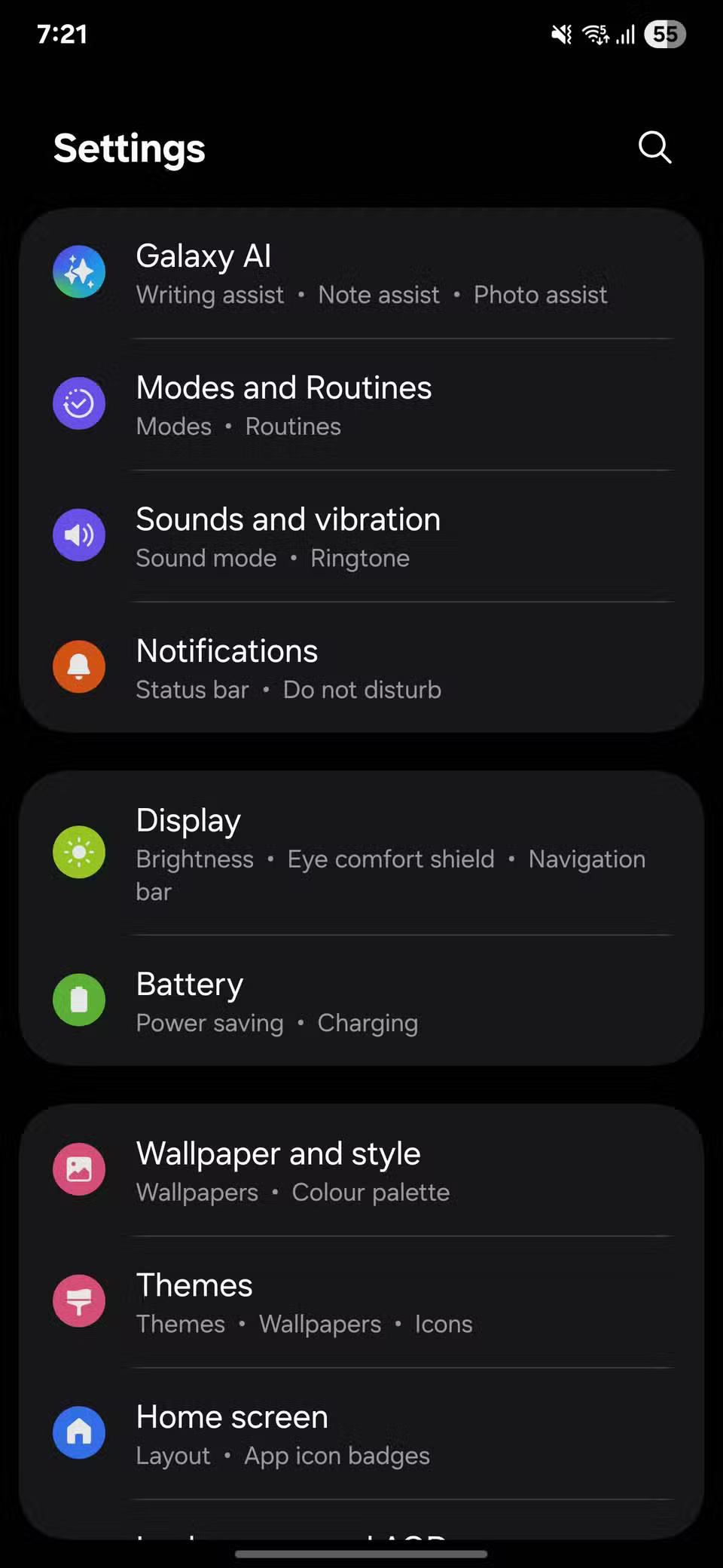 These settings make switching to Samsung so much better. Picture 7