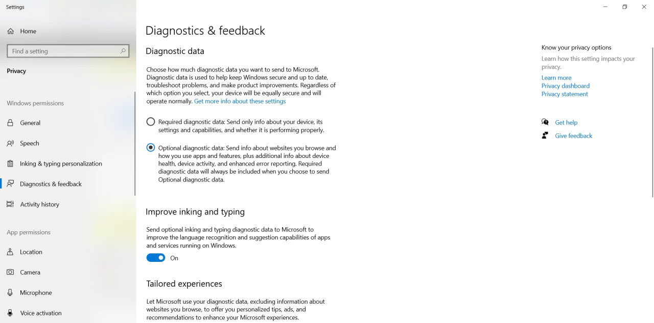 This is the data Windows collects from users Picture 2