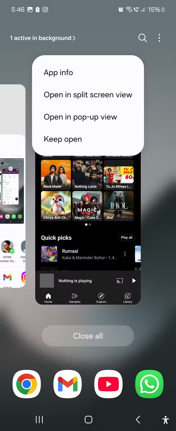 This is why people don't have to switch between apps on Samsung devices so often anymore! Picture 5