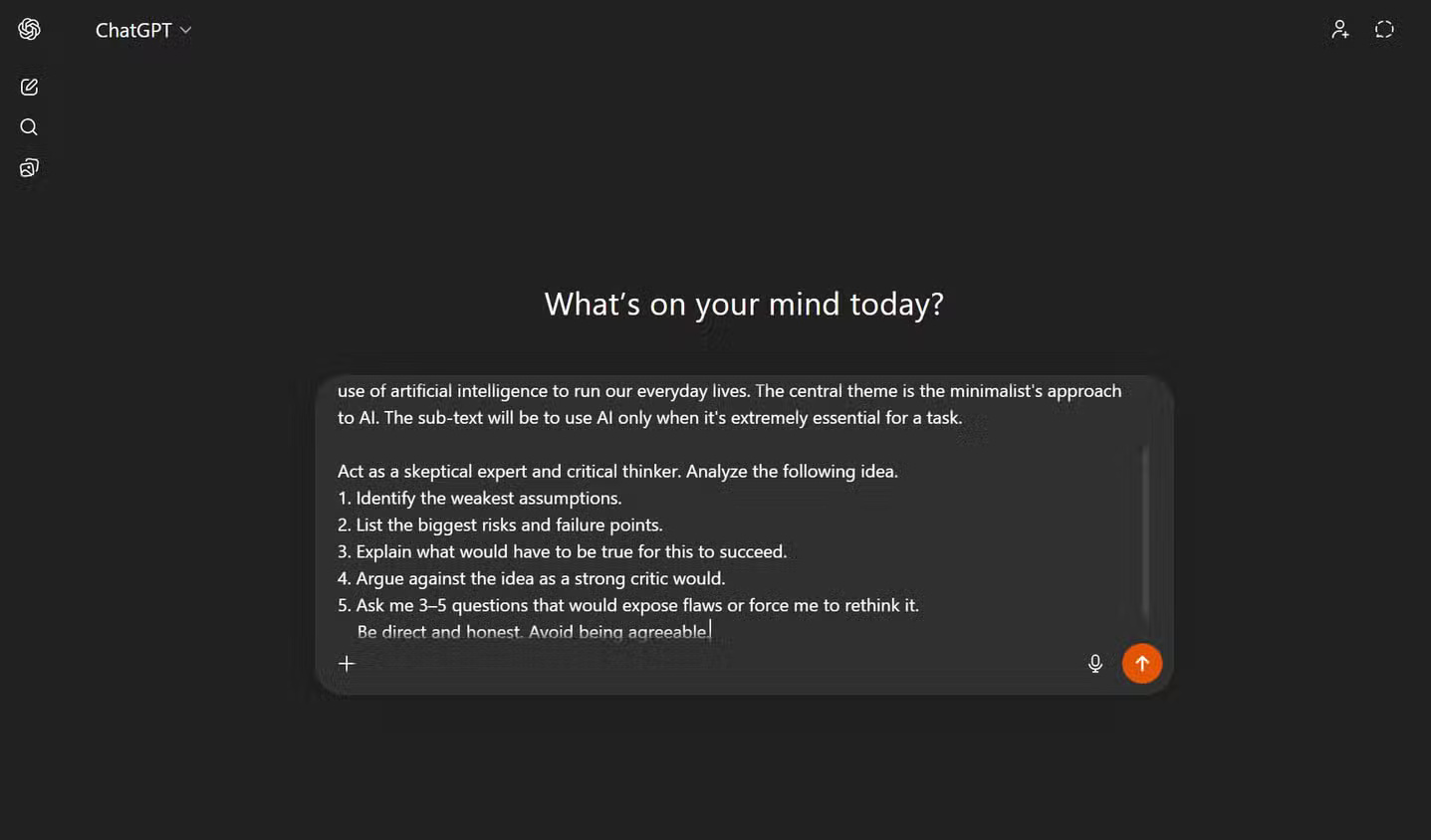 This Prompt ChatGPT will expose the weaknesses in any idea! Picture 2