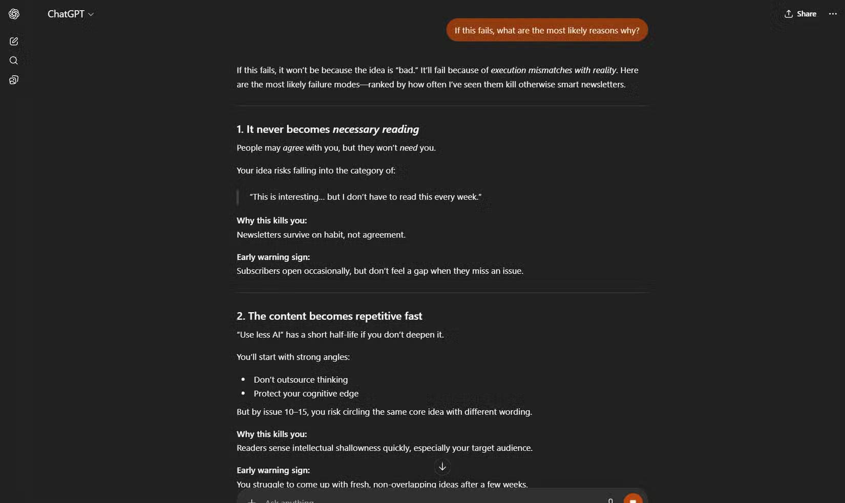 This Prompt ChatGPT will expose the weaknesses in any idea! Picture 7