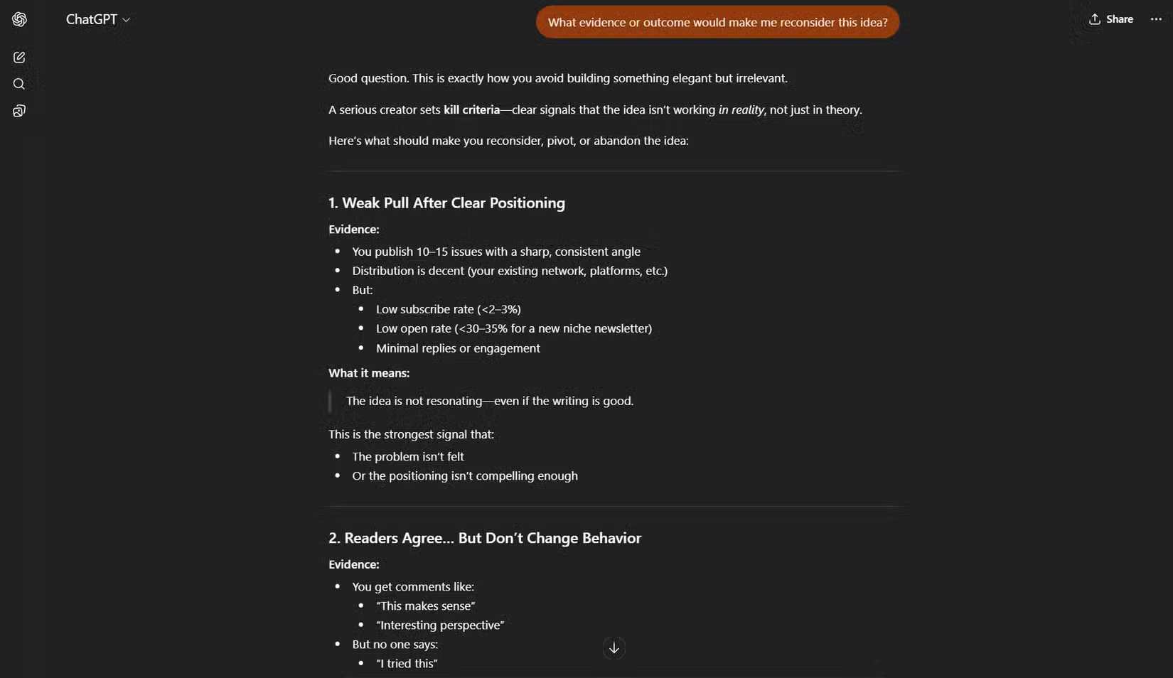 This Prompt ChatGPT will expose the weaknesses in any idea! Picture 9