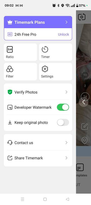 Timemark - Time-stamped photo app Picture 2