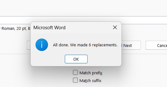 Tips for quickly bolding headings in Word Picture 5