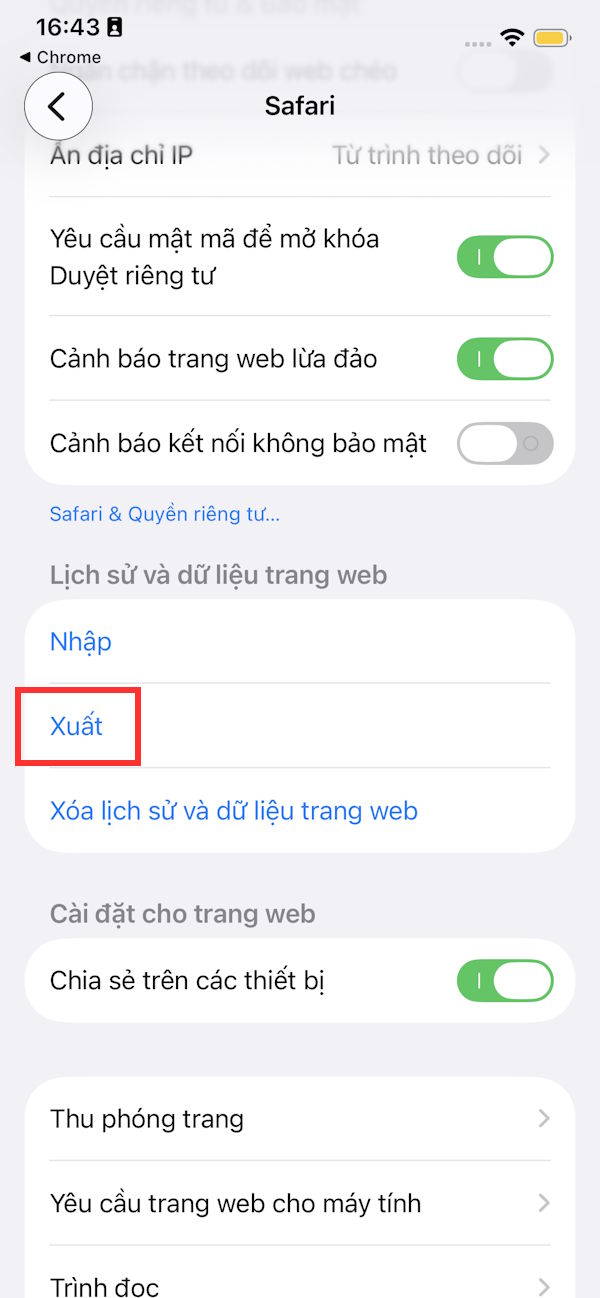 Tips for importing passwords and bookmarks from Safari to Chrome extremely quickly. Picture 6