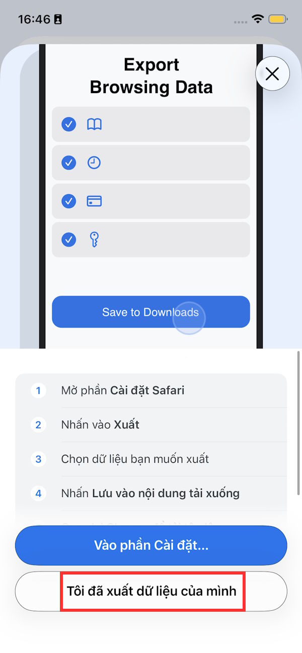 Tips for importing passwords and bookmarks from Safari to Chrome extremely quickly. Picture 9