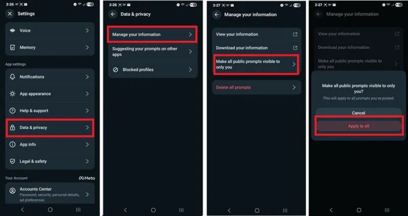 Tips for keeping Meta AI conversations private Picture 2