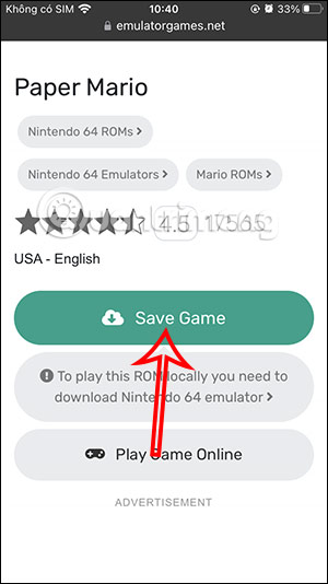 Tips for playing Nintendo games on iPhone are extremely simple Picture 3