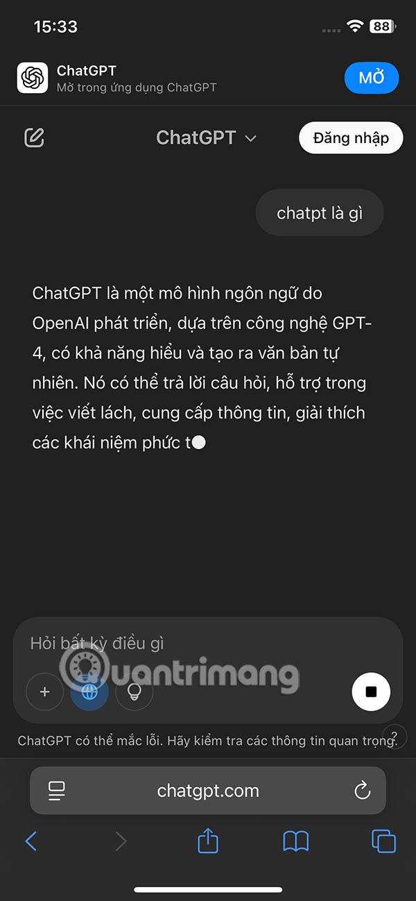 Tips to set ChatGPT as default search on iPhone Picture 12