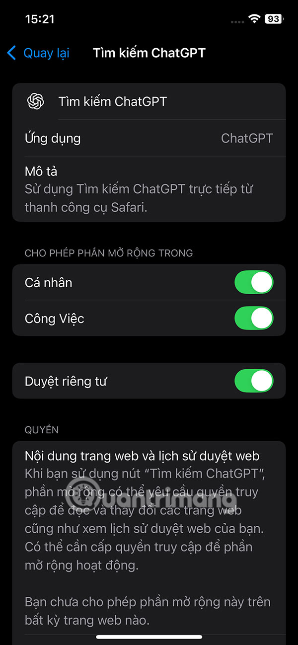 Tips to set ChatGPT as default search on iPhone Picture 7