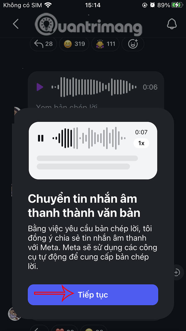 Tips for converting audio messages to text on Instagram Picture 2