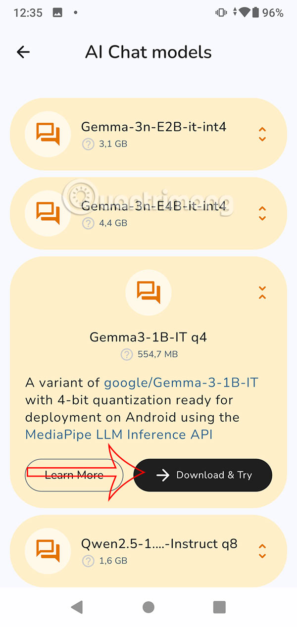 Tips for using AI chatbot without internet connection Picture 6