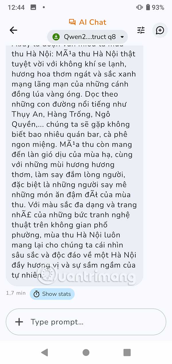 Tips for using AI chatbot without internet connection Picture 9